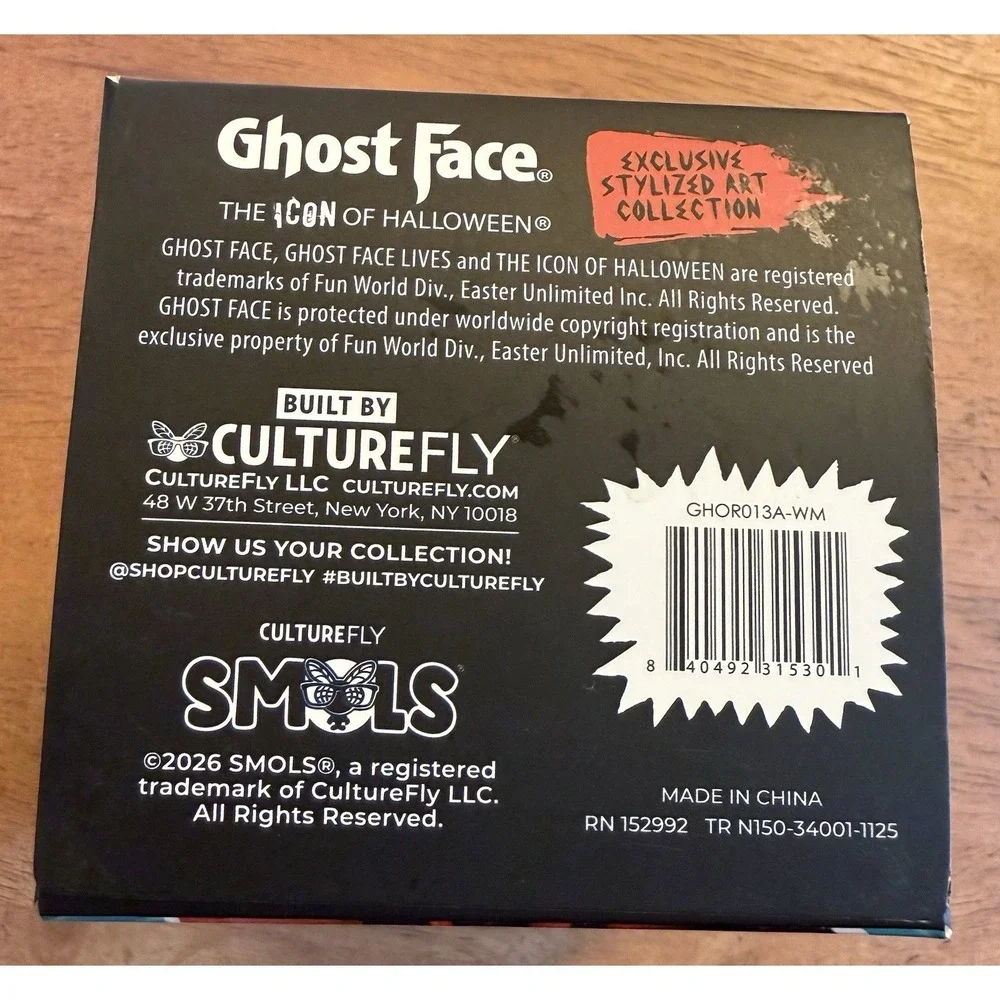 CultureFly Ghost Face In‎ Different Places Blind Box Vinyl Figure - Slay Ball